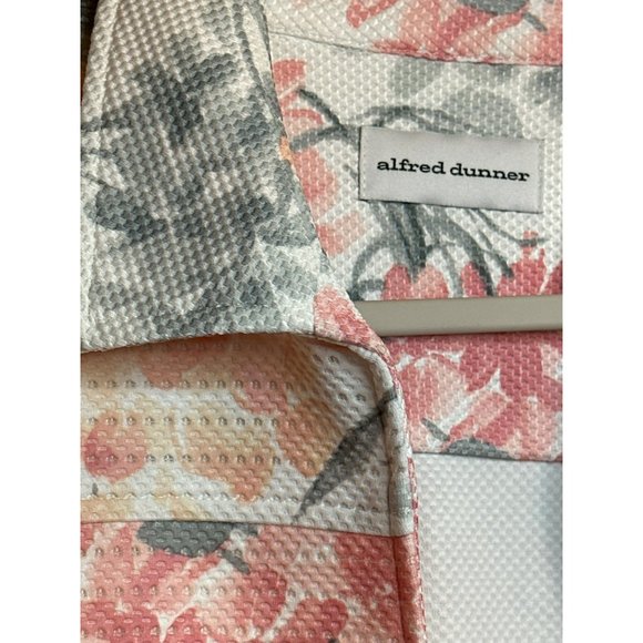 Alfred Dunner Pastel Floral 3/4 Sleeve All Season Business Open Jacket Size 12 - Picture 6 of 6